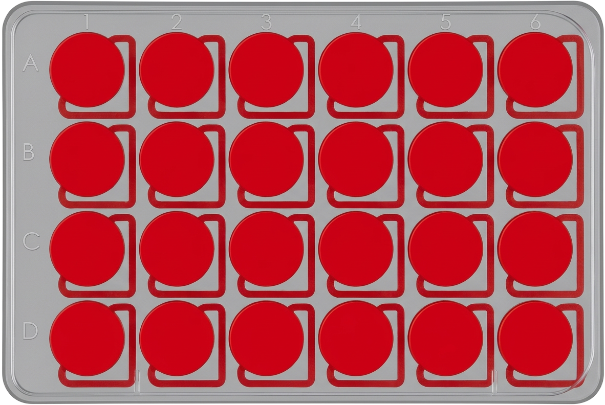 ARTIC MACplate: magnetic artificial cilia channels added to every well of a 24 well-plate